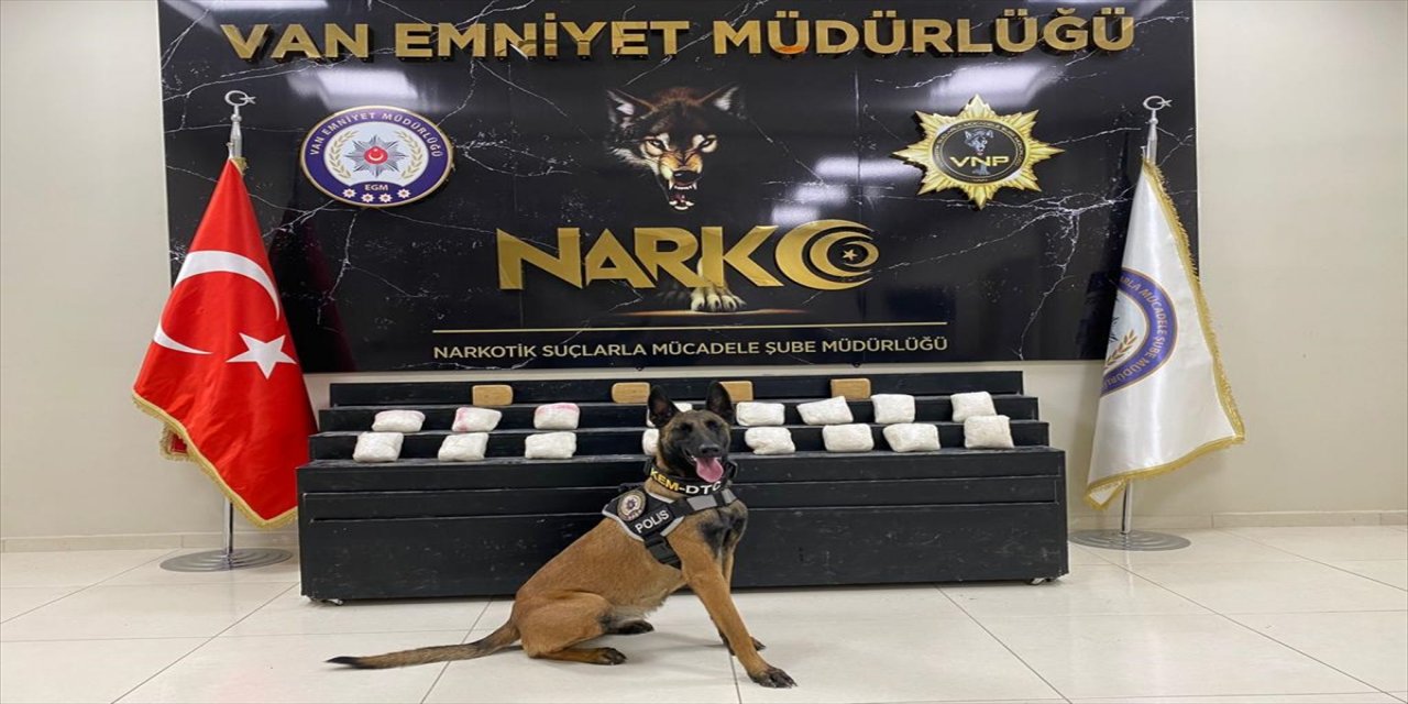 Van'da bir haftada 109 kilo 450 gram eroin ele geçirildi