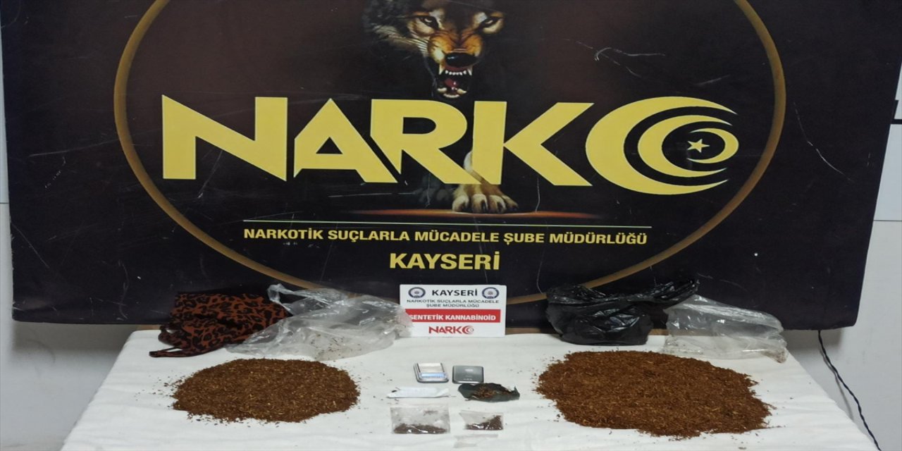 Kayseri'de uyuşturucu operasyonunda 3 şüpheli gözaltına alındı
