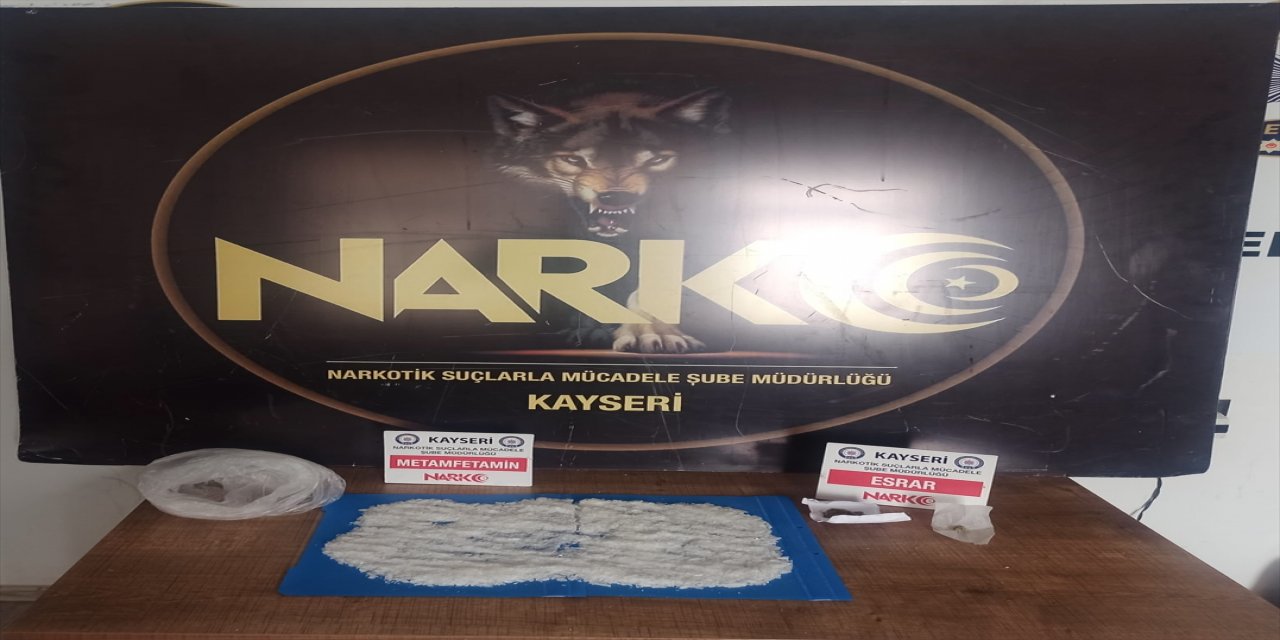 Kayseri'de uyuşturucu operasyonunda 2 şüpheli yakalandı