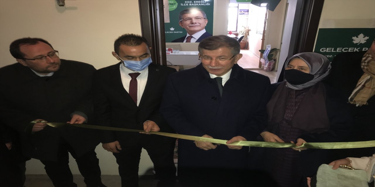 Gelecek Partisi Genel Başkanı Davutoğlu, Zonguldak'ta ziyaretlerde bulundu