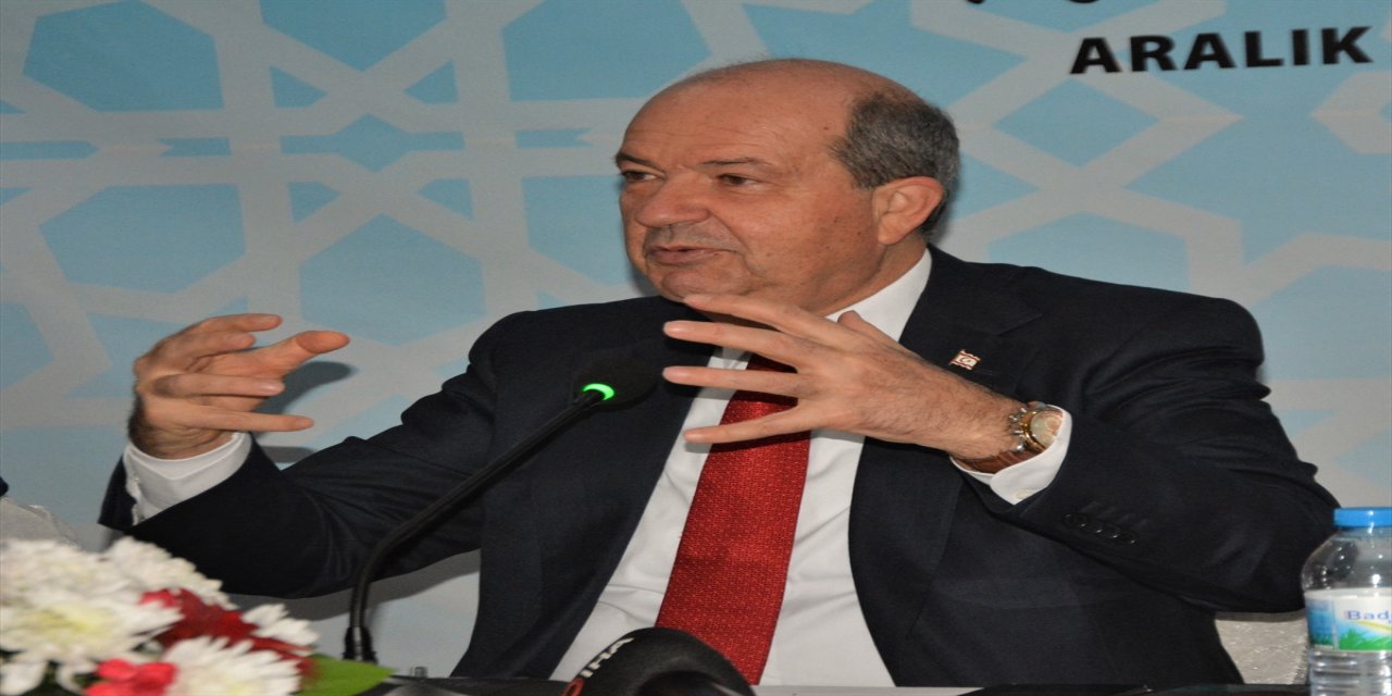 KKTC Cumhurbaşkanı Tatar Kırşehir'de basın mensuplarıyla bir araya geldi