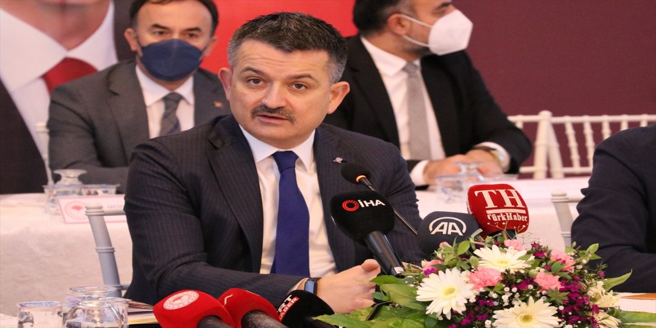 Tarım ve Orman Bakanı Pakdemirli, Kütahya'da sektör temsilcileriyle buluştu