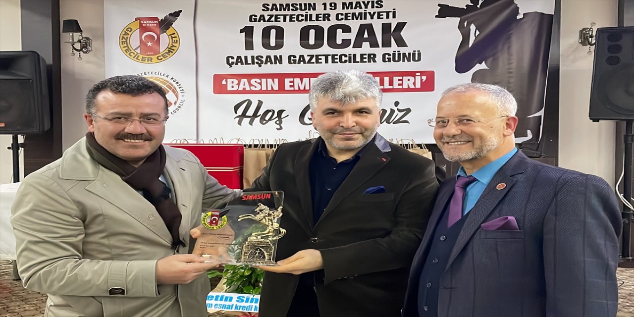 Samsun'da "Basın Emek Ödülleri" programı düzenlendi