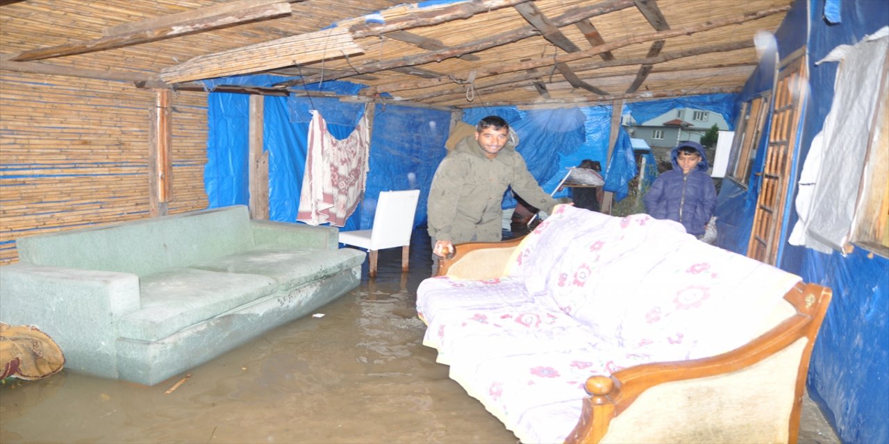 Muğla'da şiddetli yağış nedeniyle su baskınları yaşandı