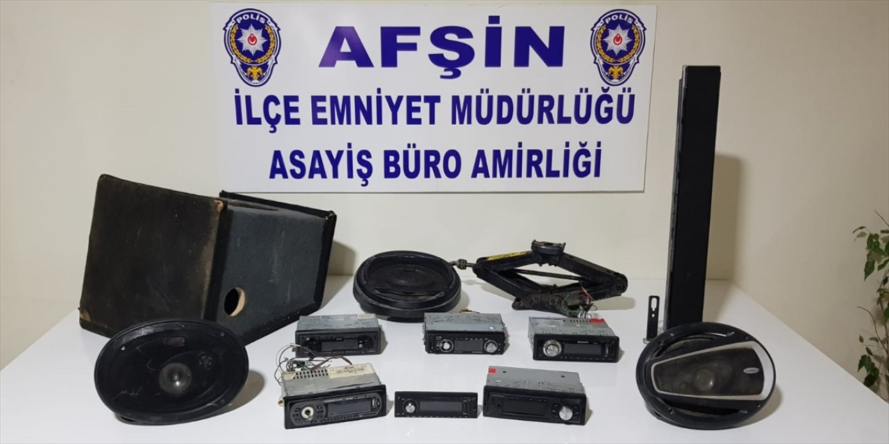 Kahramanmaraş'ta otomobillerden hırsızlık yapan 3 şüpheli tutuklandı