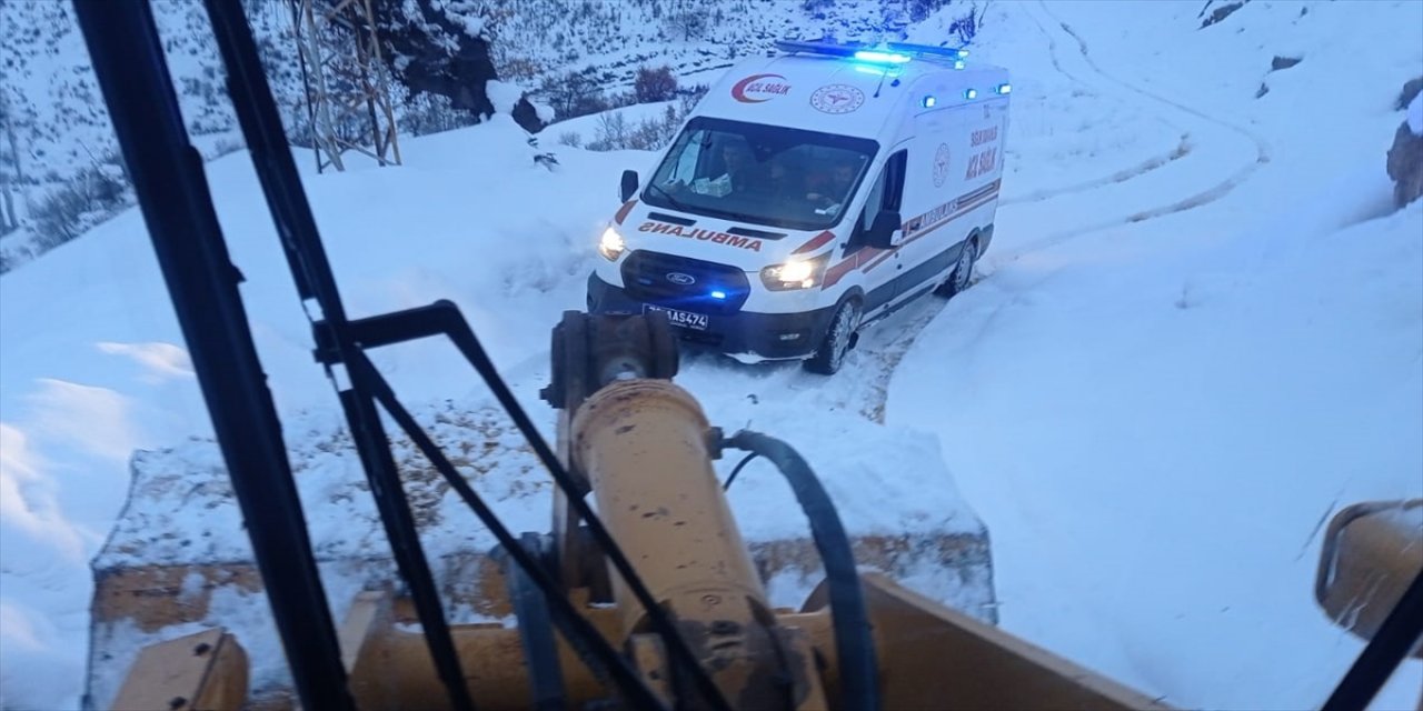 Bingöl ve Batman'da yoğun kar sağlık ekiplerine engel olmuyor