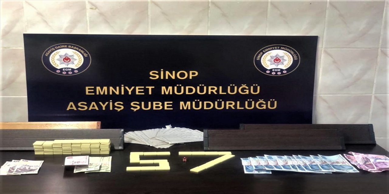 Sinop'ta kumar operasyonunda 5 kişiye 7 bin 276 lira ceza uygulandı