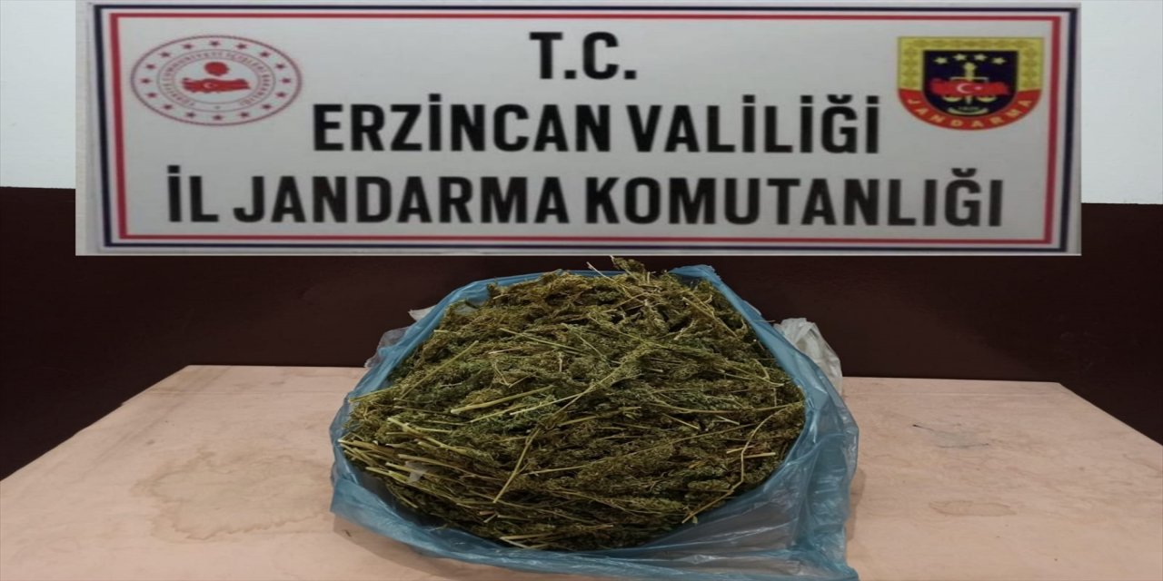 Erzincan'da yolcunun bagajında 2 kilo 848 gram uyuşturucu bulundu