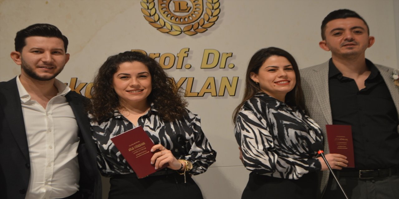 Trakya'da 37 çift "02.02.2022"de nikah kıydırdı