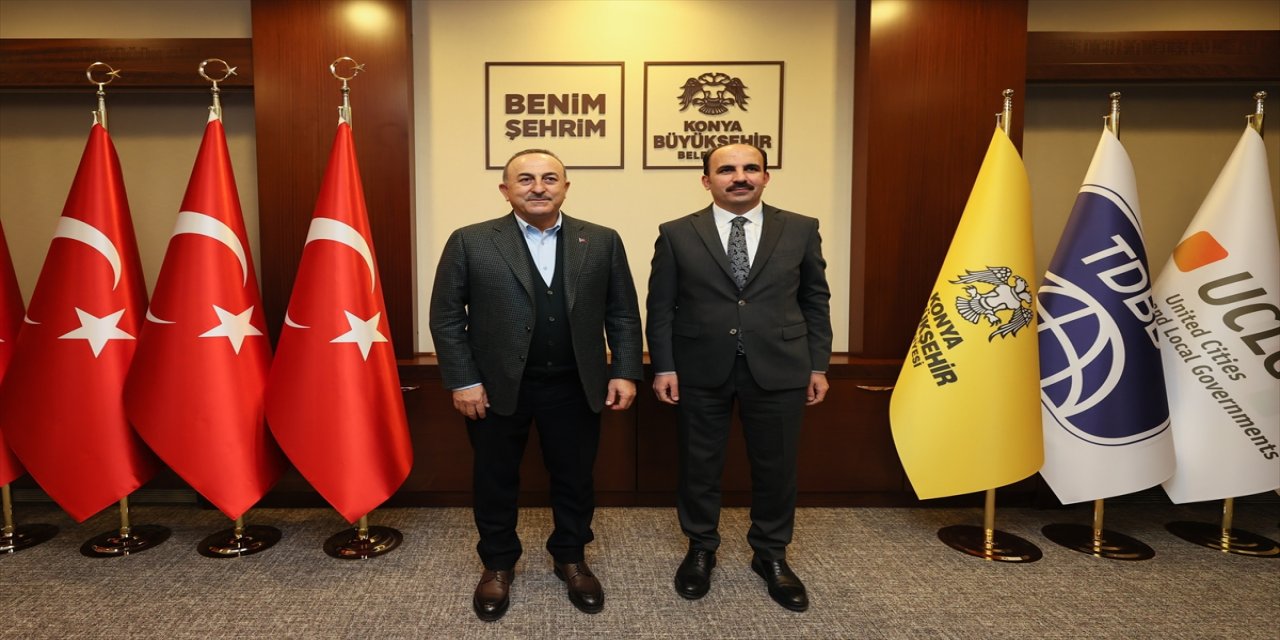 Dışişleri Bakanı Çavuşoğlu, Konya'da konuştu