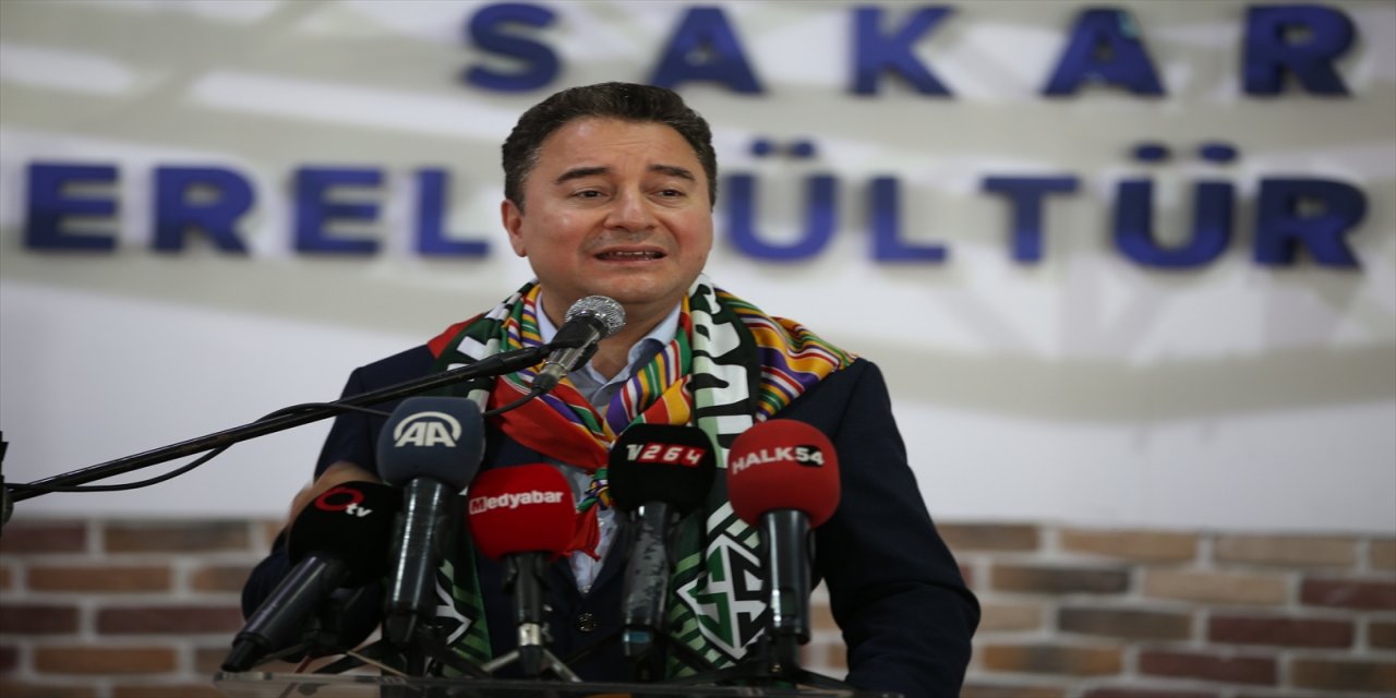 DEVA Partisi Genel Başkanı Babacan, Sakarya'da konuştu