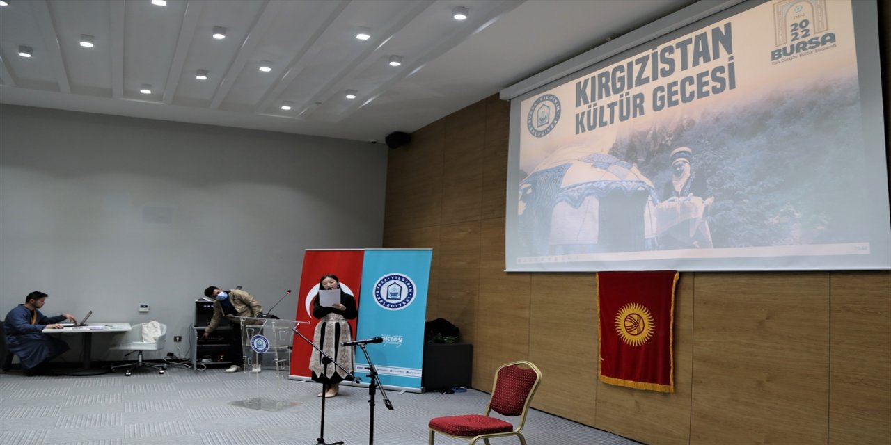 Bursa'da "Türk Dünyası Kırgız Kültür Gecesi" etkinliği yapıldı