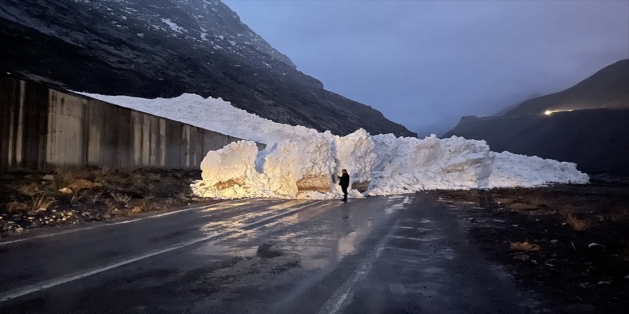 Hakkari'de kar nedeniyle 45 yerleşim biriminin yolu ulaşıma kapandı