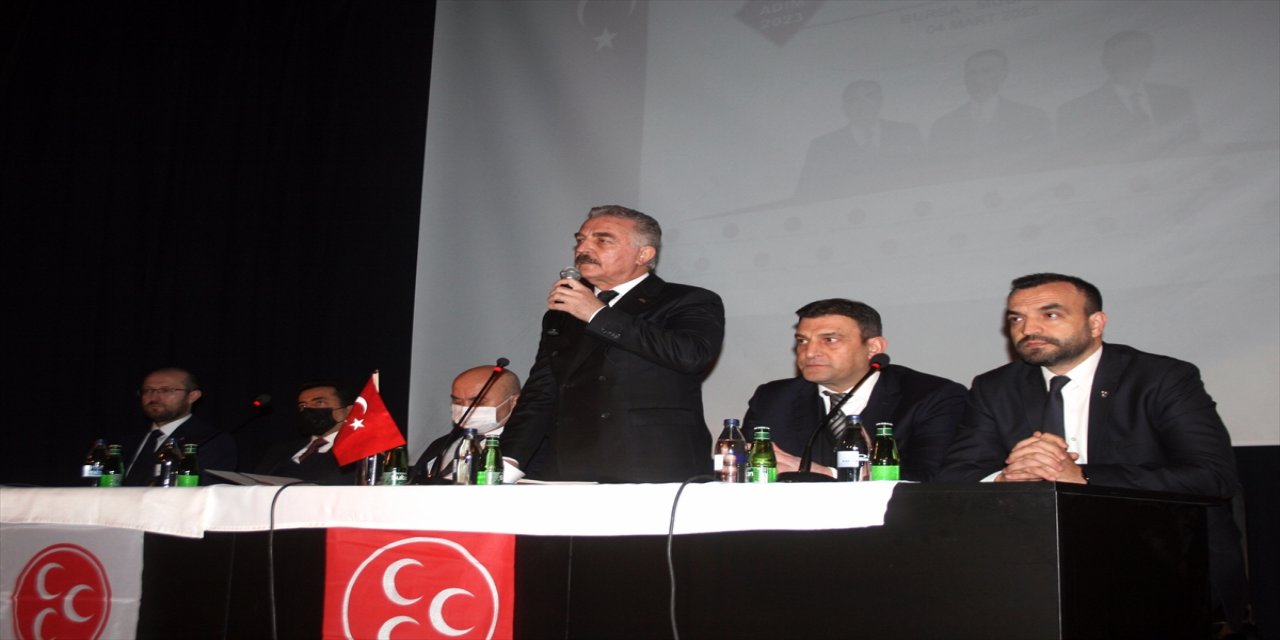 MHP Genel Sekreteri Büyükataman, Mudanya'da konuştu