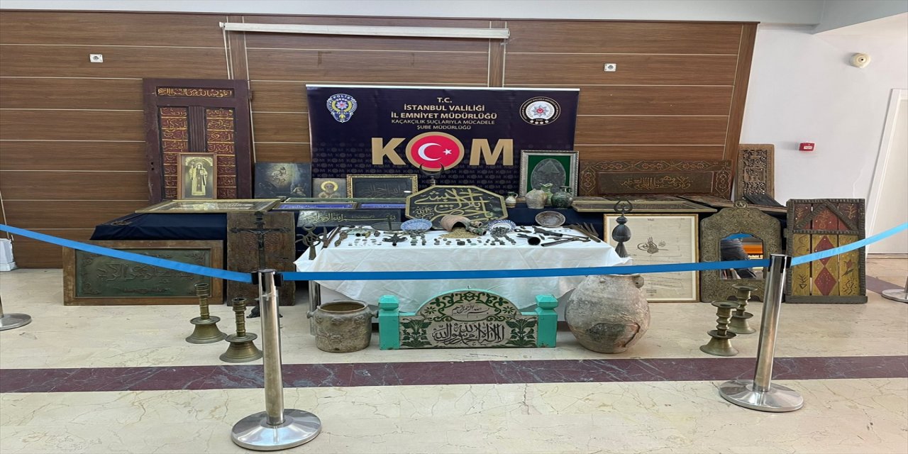 İstanbul'da 344 tarihi eser ele geçirildi