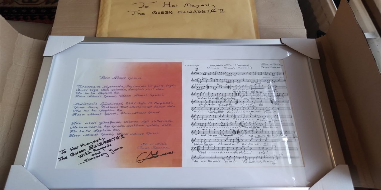 Türk müziği sanatçısı Sancar, tahttaki 70. yılını kutlayan Kraliçe Elizabeth'e bestesini hediye etti