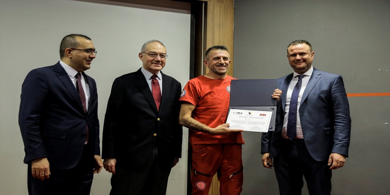 Bosna Hersek'te "Kentsel Arama Kurtarma İleri Seviye Eğitimi" verildi