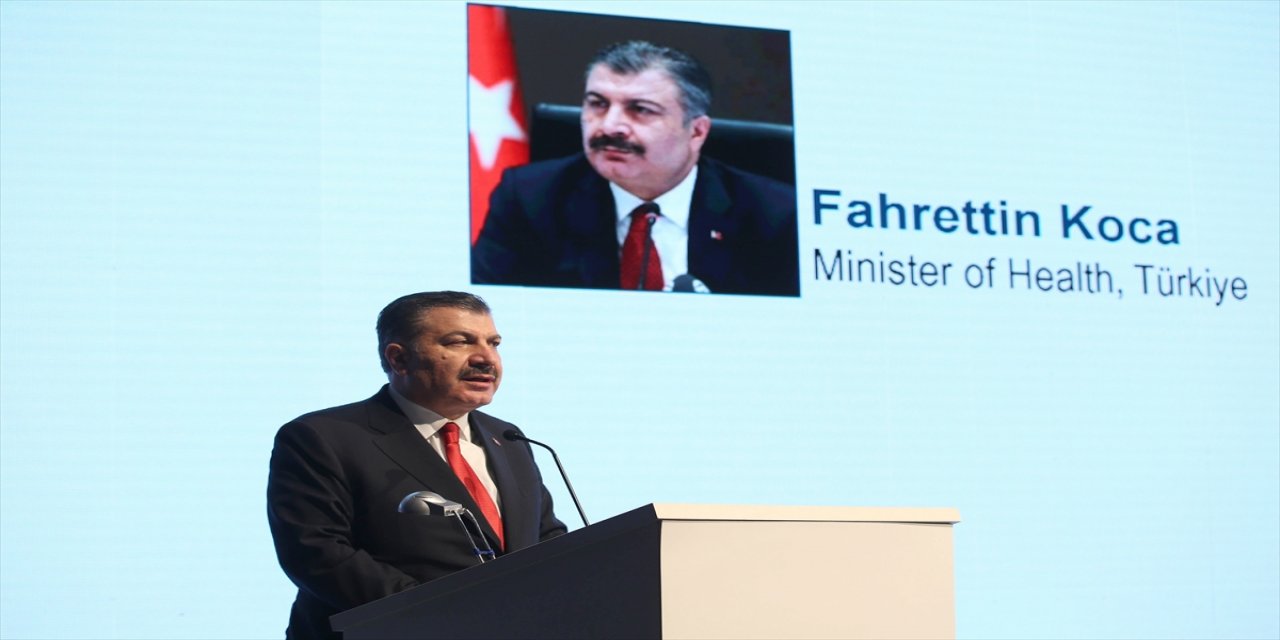 Bakan Koca, Avrupa Bölgesi Göç ve Sağlık Yüksek Düzeyli Toplantısı'nda konuştu: