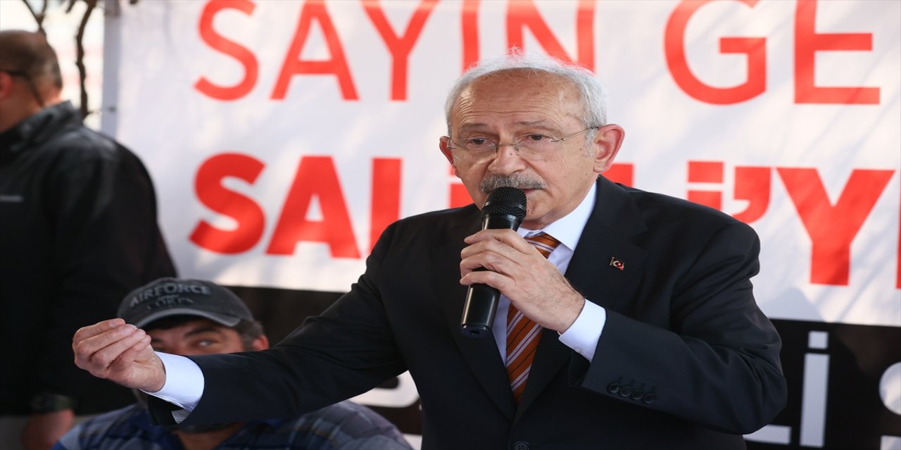 Kılıçdaroğlu, Manisa'da temel atma töreninde konuştu