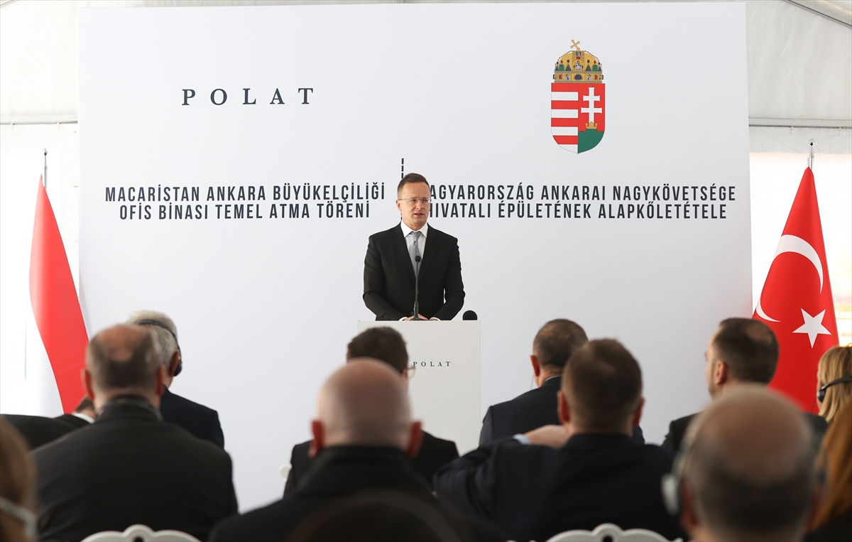 Macaristan'ın Ankara Büyükelçiliğinin yeni binasının temel atma töreni yapıldı