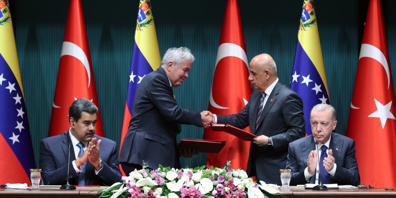 Türkiye ile Venezuela arasında konuşulanlar anlaşmalar imzalandı.