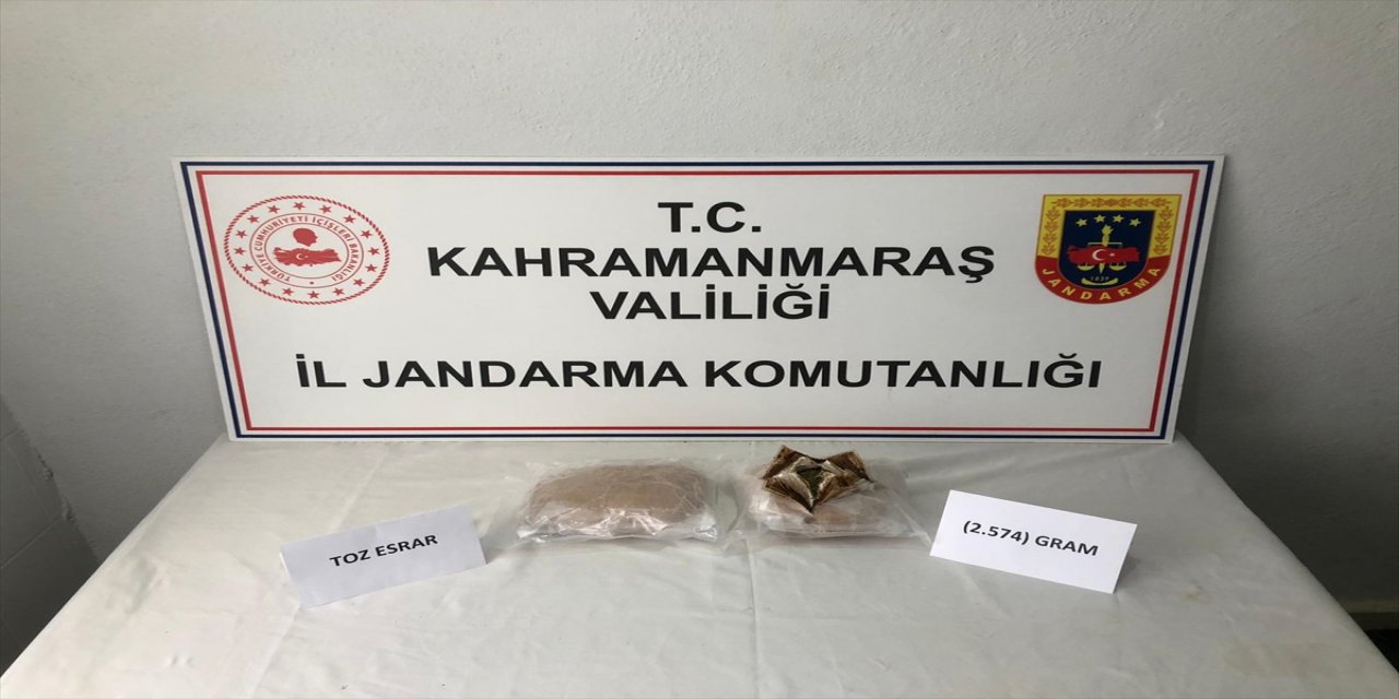 Kahramanmaraş'ta uyuşturucu operasyonunda 3 şüpheli yakalandı