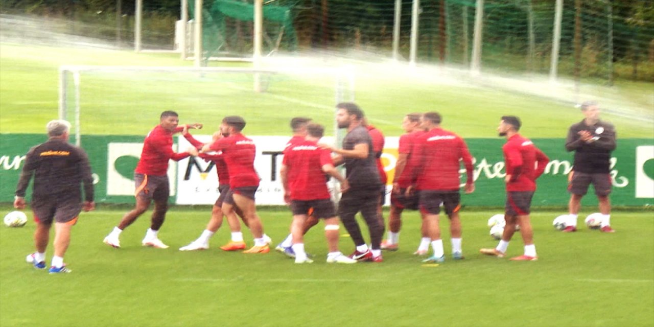 Galatasaray antrenmanında gerginlik