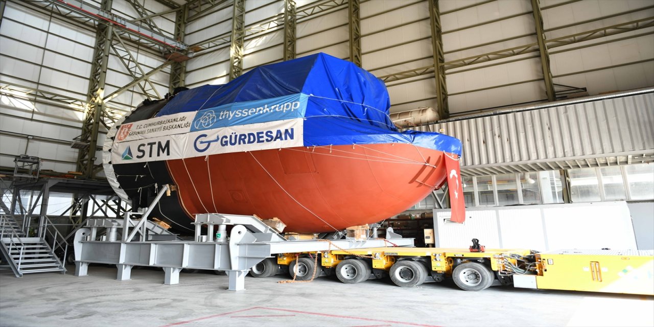 Reis sınıfı denizaltılar için yeni "Section 50" teslimatı yapıldı