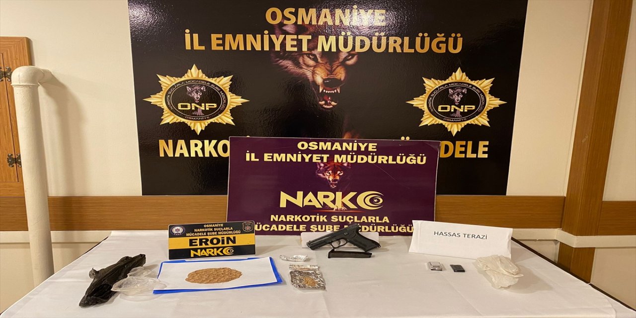 Osmaniye'de Evde uyuşturucu bulunan şüpheli yakalandı.