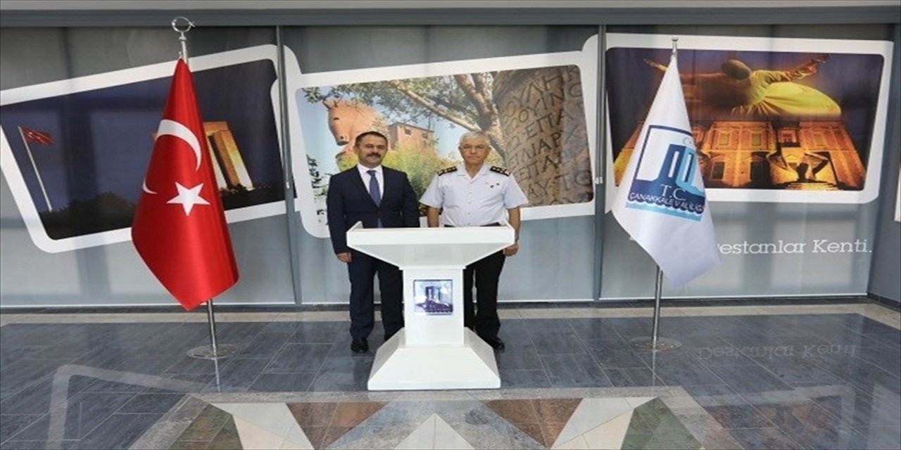 Jandarma Genel Komutanı Orgeneral Çetin, Çanakkale Valiliğini ziyaret etti