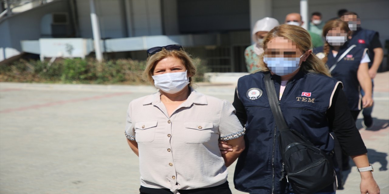 Mersin'de PKK/KCK'ya yönelik "Temizleme Operasyonu"nda yakalanan 21 zanlı adliyede