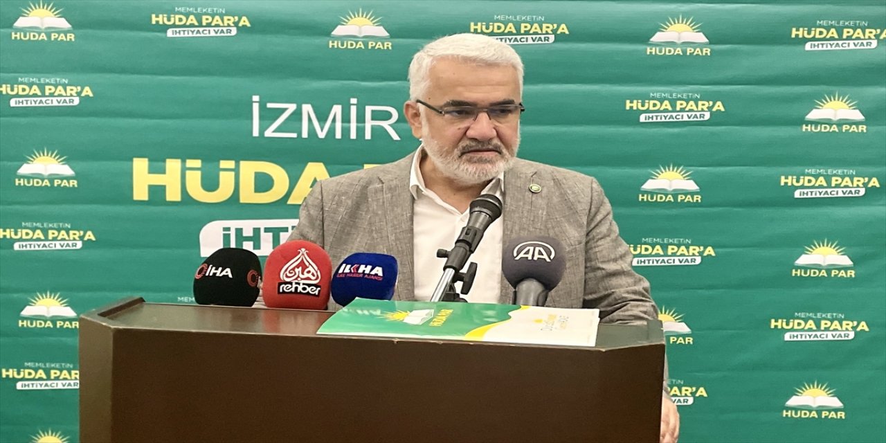 HÜDA PAR Genel Başkanı Yapıcıoğlu, İzmir'de konuştu