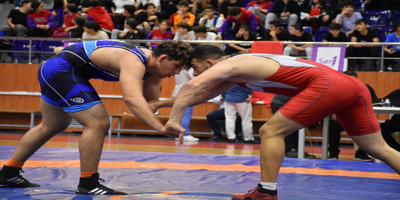 Ordu'da Karadeniz-U20 Serbest Güreş Turnuvası oynandı.