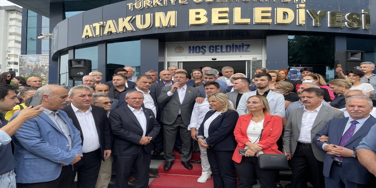 İmamoğlu'ndan, Atakum Belediyesine ziyaret gerçekleştirildi.