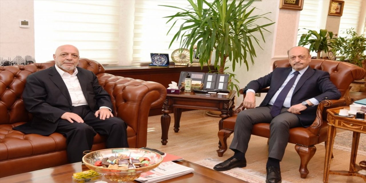 Çalışma ve Sosyal Güvenlik Bakanı Bilgin, HAK-İŞ Genel Başkanı Arslan'ı kabul etti