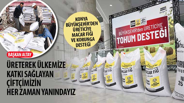 Çiftçiye Tohum Desteği
