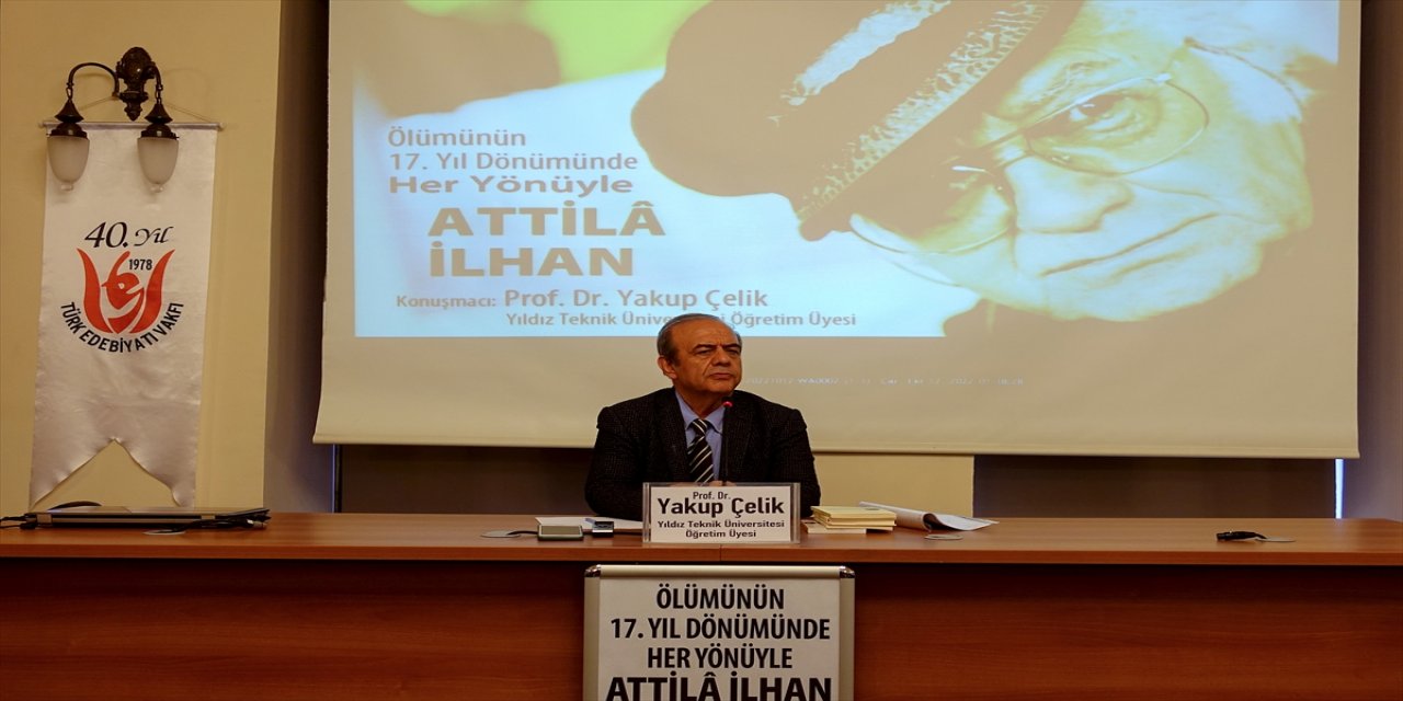 Türk Edebiyatı Vakfı Çarşamba Sohbetleri'nde Attila İlhan anıldı