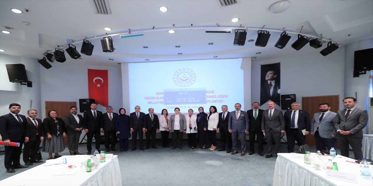 Bakan Yanık, Roman vatandaşların yaşadığı bölgelerin milletvekilleriyle görüşme yaptı.
