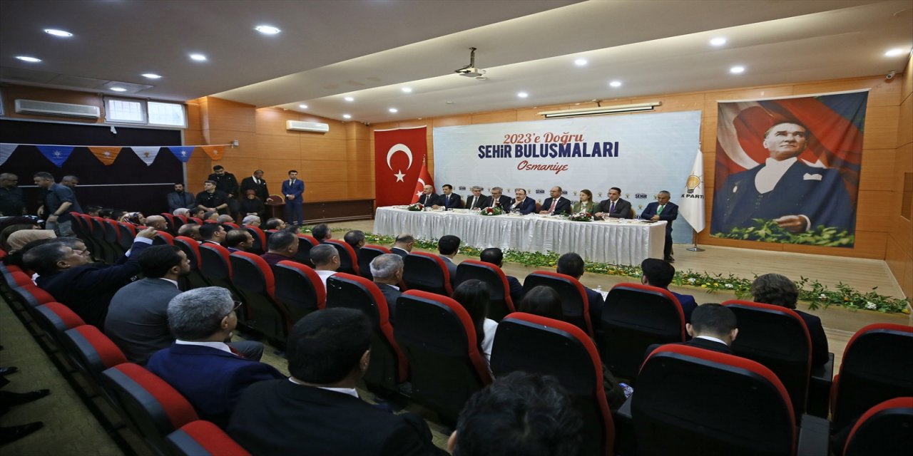 Ticaret Bakanı Muş, Osmaniye'de "Şehir Buluşmaları" programında konuştu