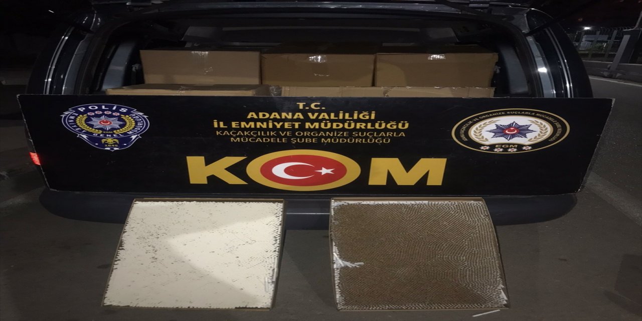 Adana'da 216 bin makaron ele geçirildi