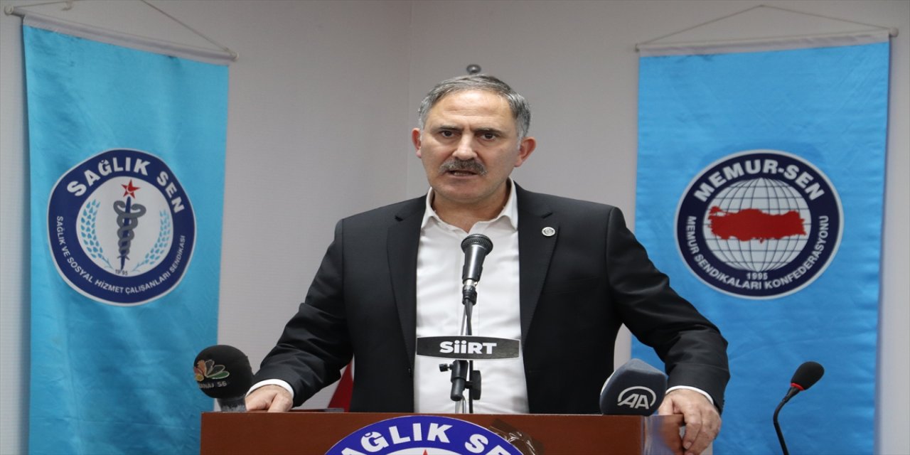 Sağlık-Sen Genel Başkanı Semih Durmuş Siirt'te etkinliklere katıldı.