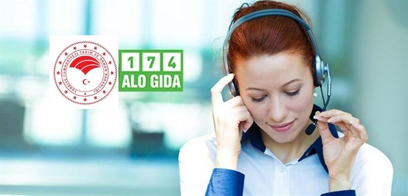 Alo 174 Gıda Hattı bugüne kadar toplam 2,8 milyon defa arandı.