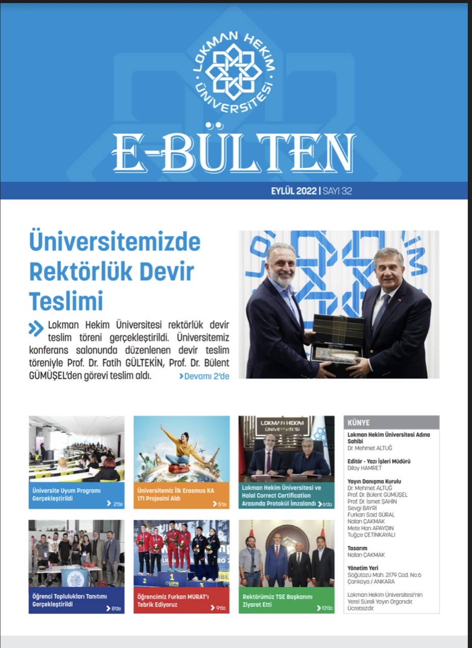 E-Bülten'in 32. Sayısı Yayınlandı