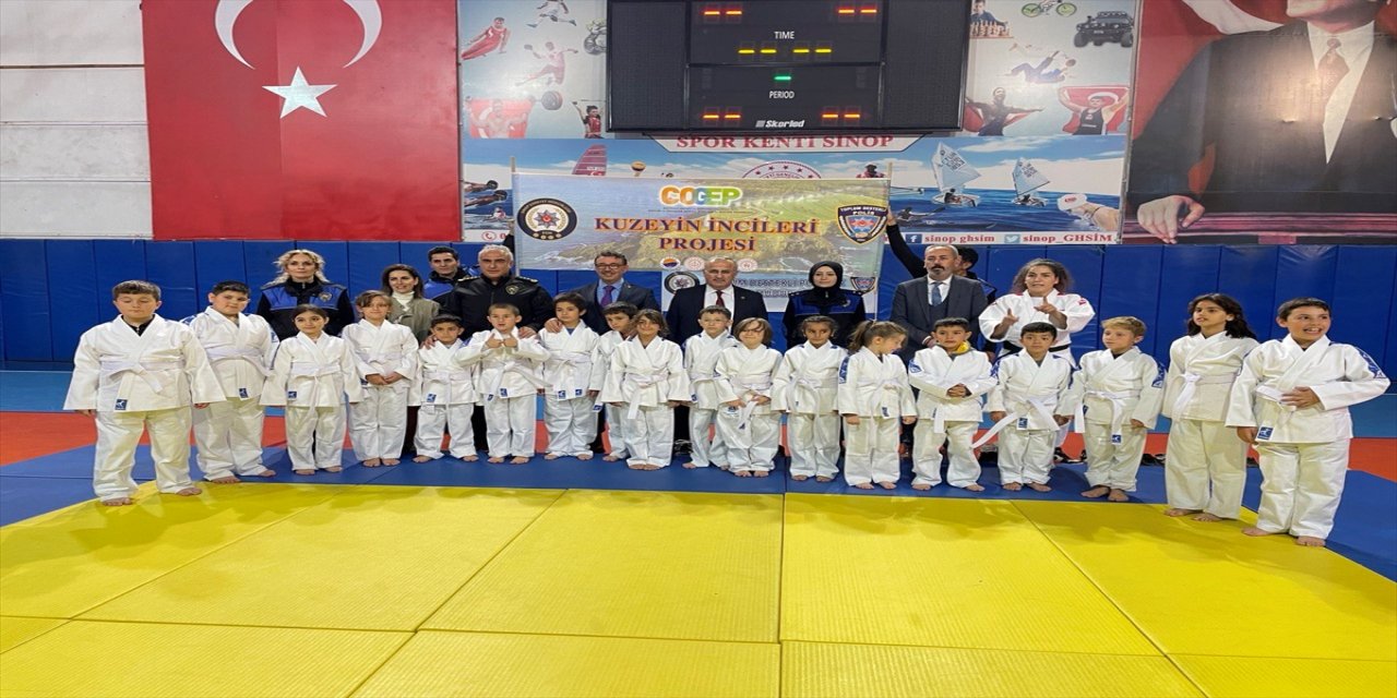 Çocukların judo yapma hayali polisin desteğiyle gerçekleşti.