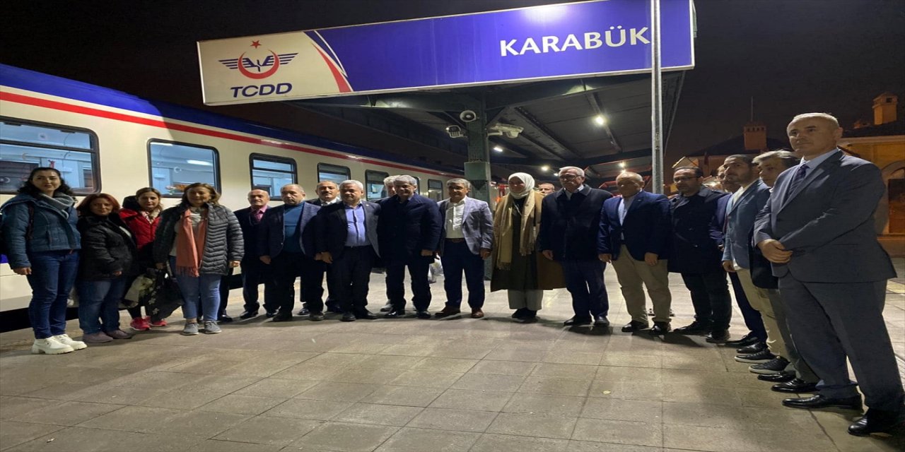 Kültür ve Turizm Bakan Yardımcısı Alpaslan, Karaelmas Ekspresi ile Karabük'e geldi