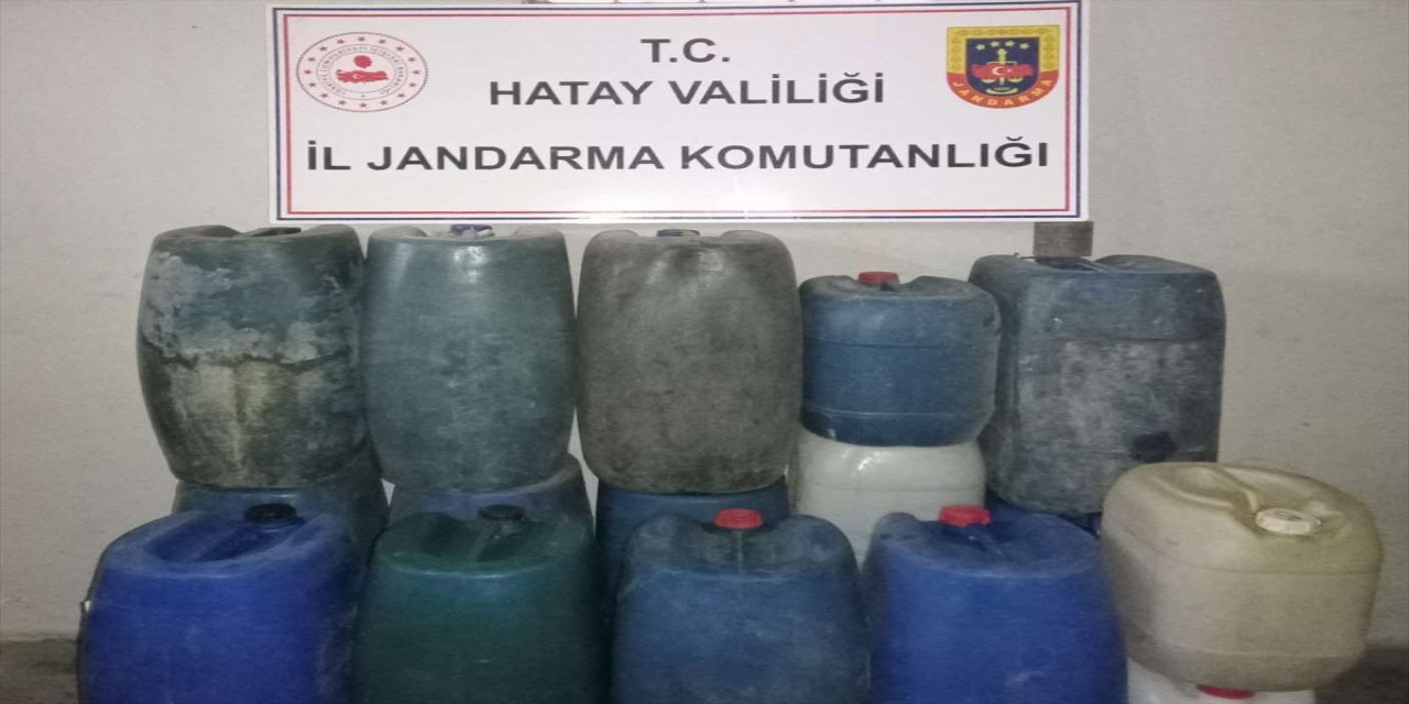 Hatay'da 1160 litre kaçak akaryakıt ele geçirildi.