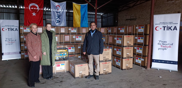 TİKA'dan Ukrayna'da Savaş Mağduru Ailelere Destek