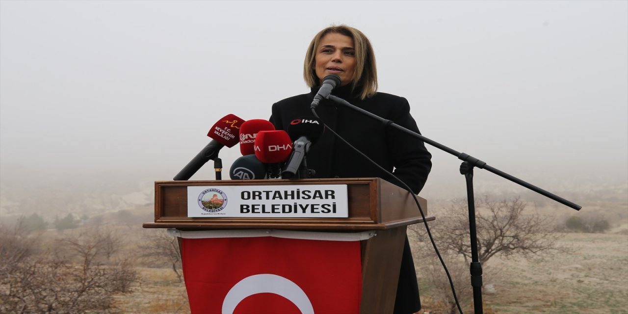 Kapadokya'da iki beldeyi birbirine bağlayan yol ulaşıma açıldı