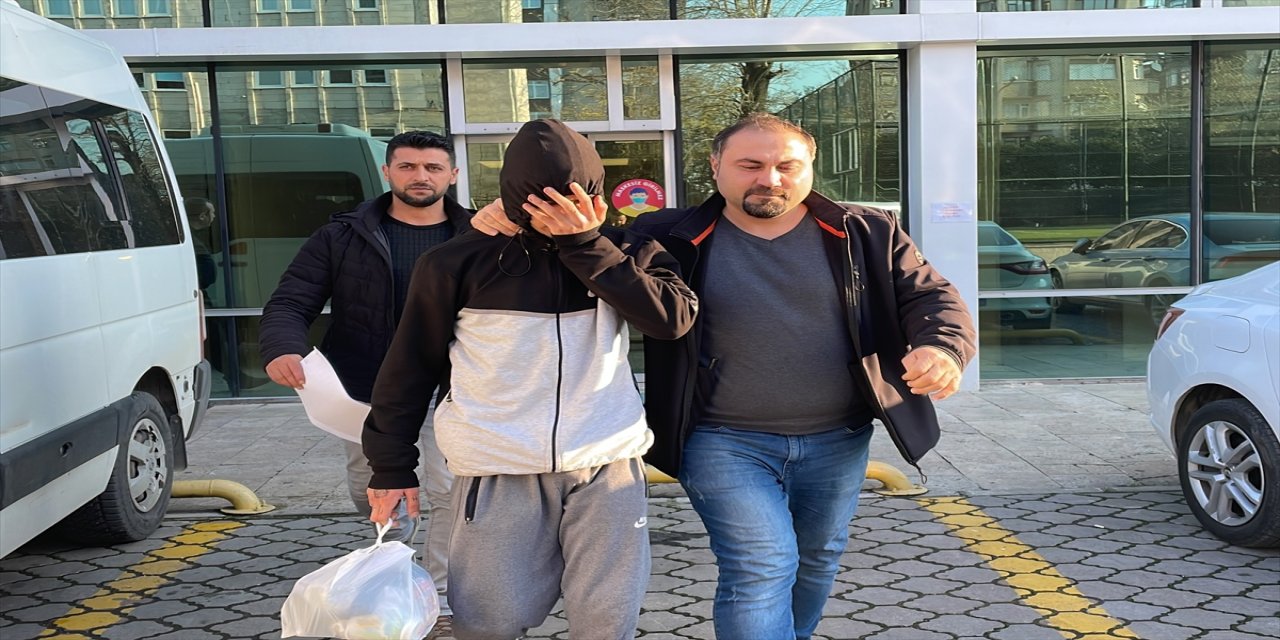 Samsun'da gasp ve yaralayan kişi tutuklandı.