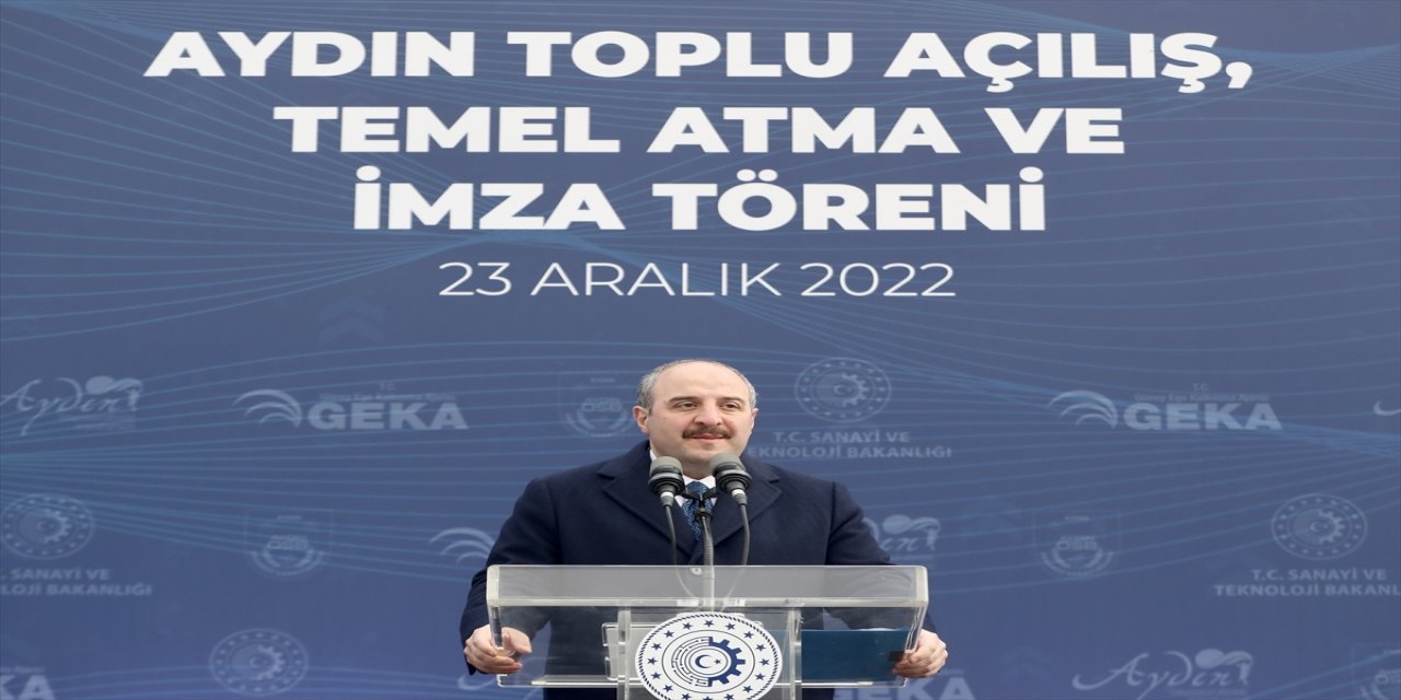 Bakan Varank, Aydın'da toplu açılış ve temel atma törenine katıldı: